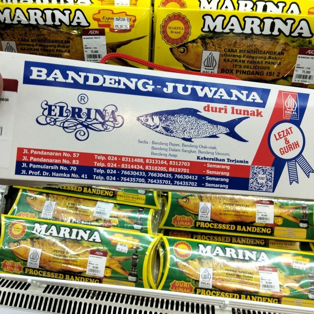 Bandeng Juwana Elrina Ikan Duri Lunak Ikan Bandeng 300g