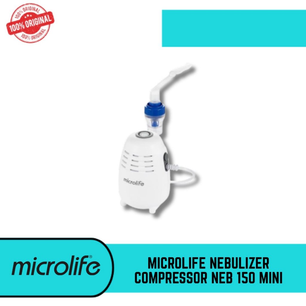 MICROLIFE Nebulizer Compressor NEB 150 Mini / Alat Terapi Uap Pernafasan / Compact Nebuliser