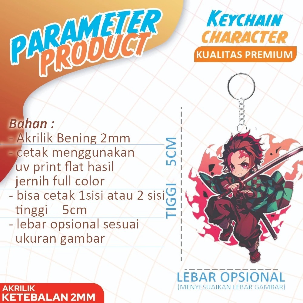 GANTUNGAN Gantungan Kunci Demon Slayer KOMIK SERI Demon Slayer - Zinetsu - Inosuke DEMON SLAYER
