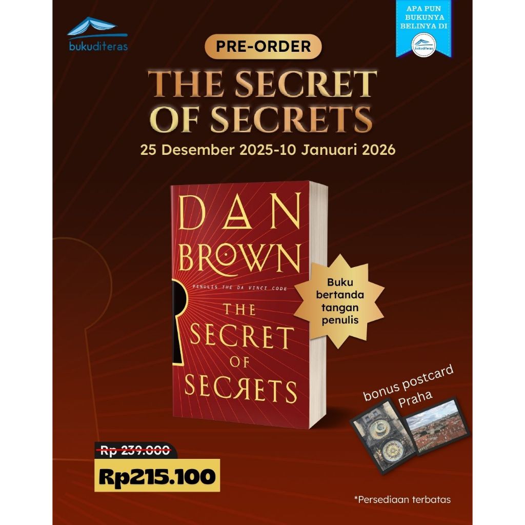 NOVEL DAN BROWN - THE SECRET OF SECRETS