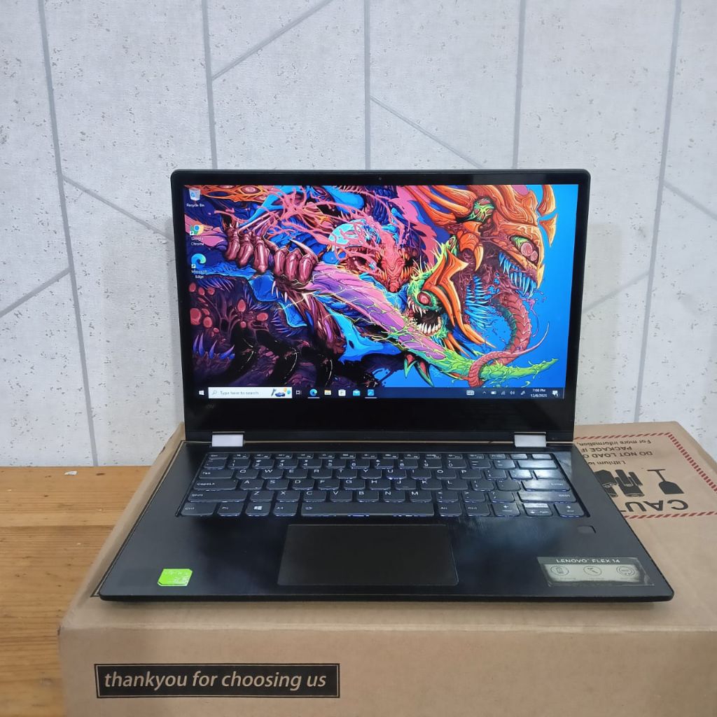 Laptop Second Lenovo Ideapad Flex 6 14 || 81EM, Core i7-8550U, Ram 8/256 GB, #MX130 2 GB, #Touchscre