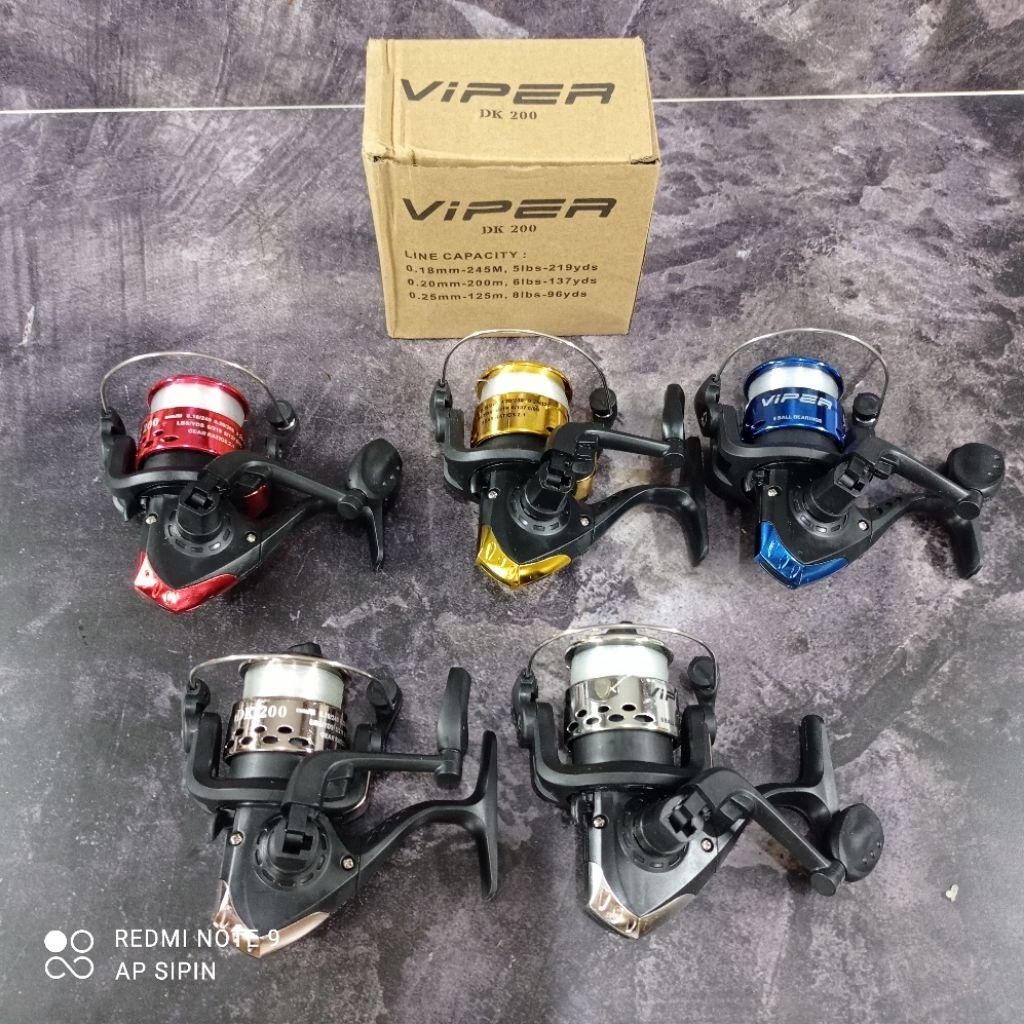 Reel spinning viper  smooth / reel udang / reel plastik / reel murah