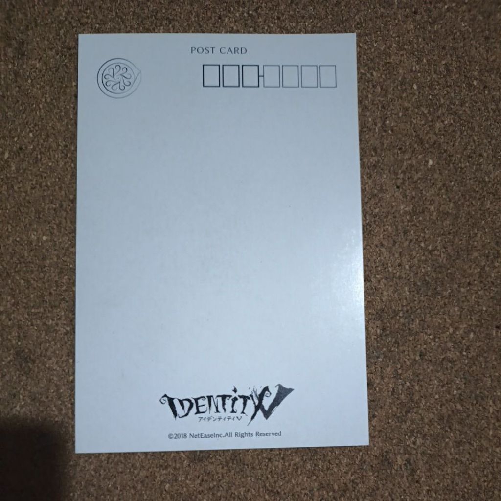 Identity V IDV postcard ori Official merch jp Joseph Aesop Eli Norton