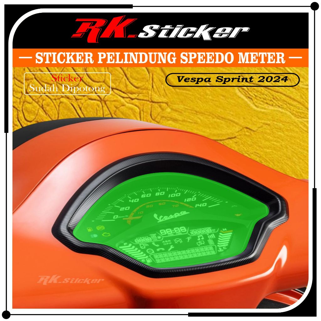 Stiker Pelindung Spido Vespa Sprint 150 S 2024 | Stiker antigores Vespa  Sprint 2024 | Stiker Pelind