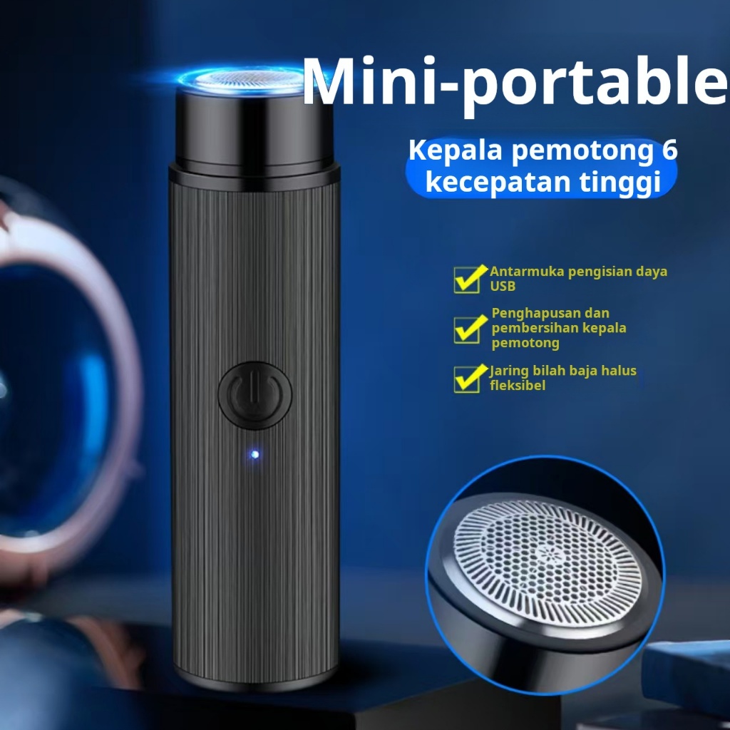 Alat Cukur Jenggot Elektrik Mini Portable - Alat Cukur Kumis / Jenggot