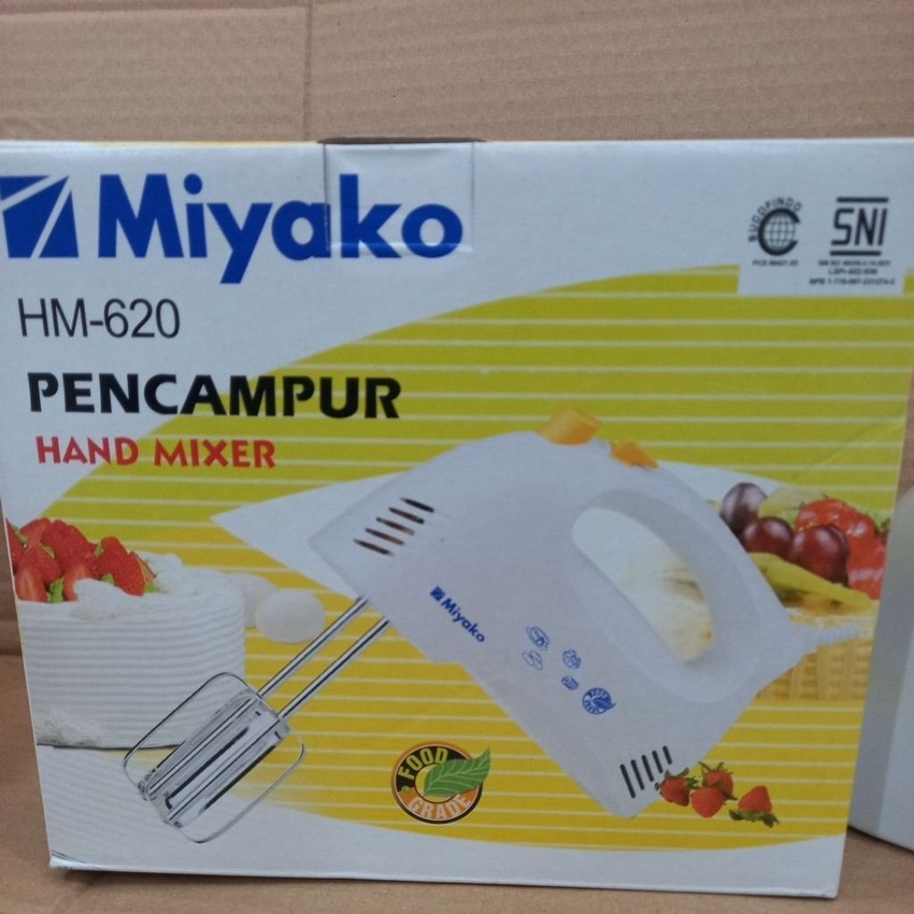 Miyako Hand Mixer HM620 / MIXER Miyako HM-620 / Hand Mixer Murah HM620