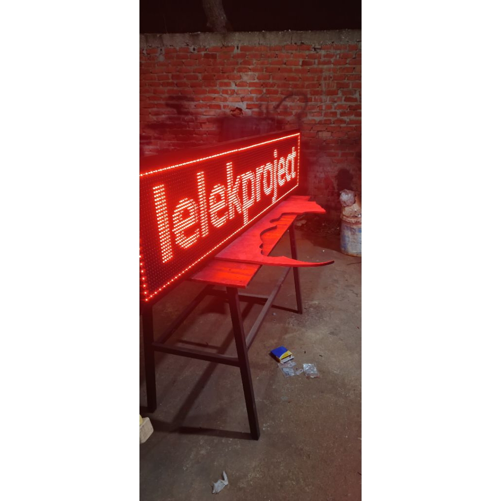 Running Text P10 Red Only Color / RGB Full Color