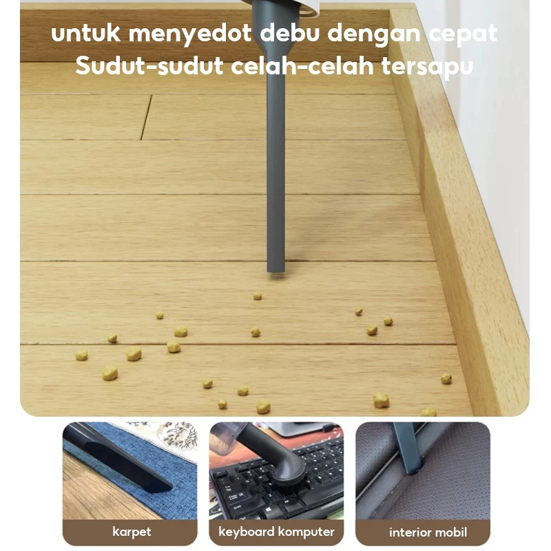 NEW DEALS PHILIPS Vacum Cleaner 8 IN 1 Penyedot Debu Portable Cordless Multifungsi / Alat Pel Lantai