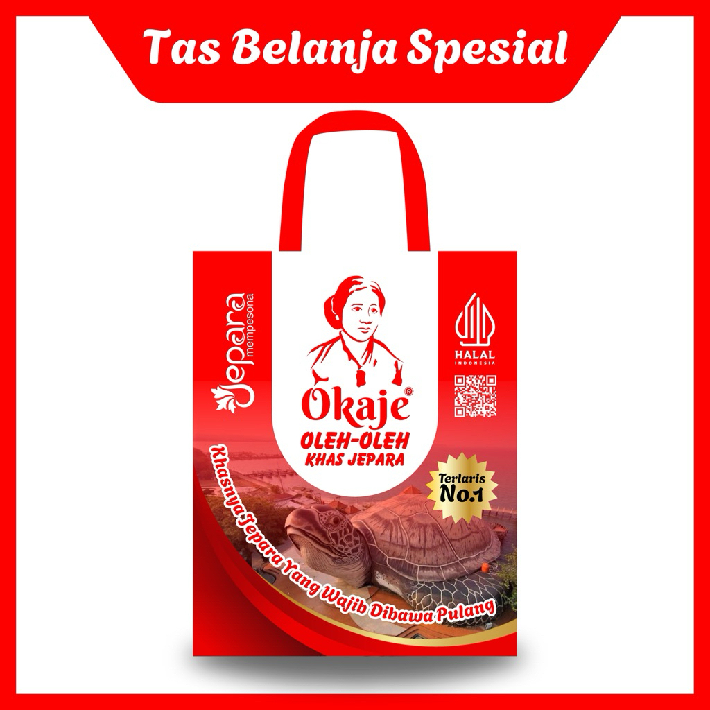 OKAJE Tas Belanja Original | Oleh Oleh Khas Jepara