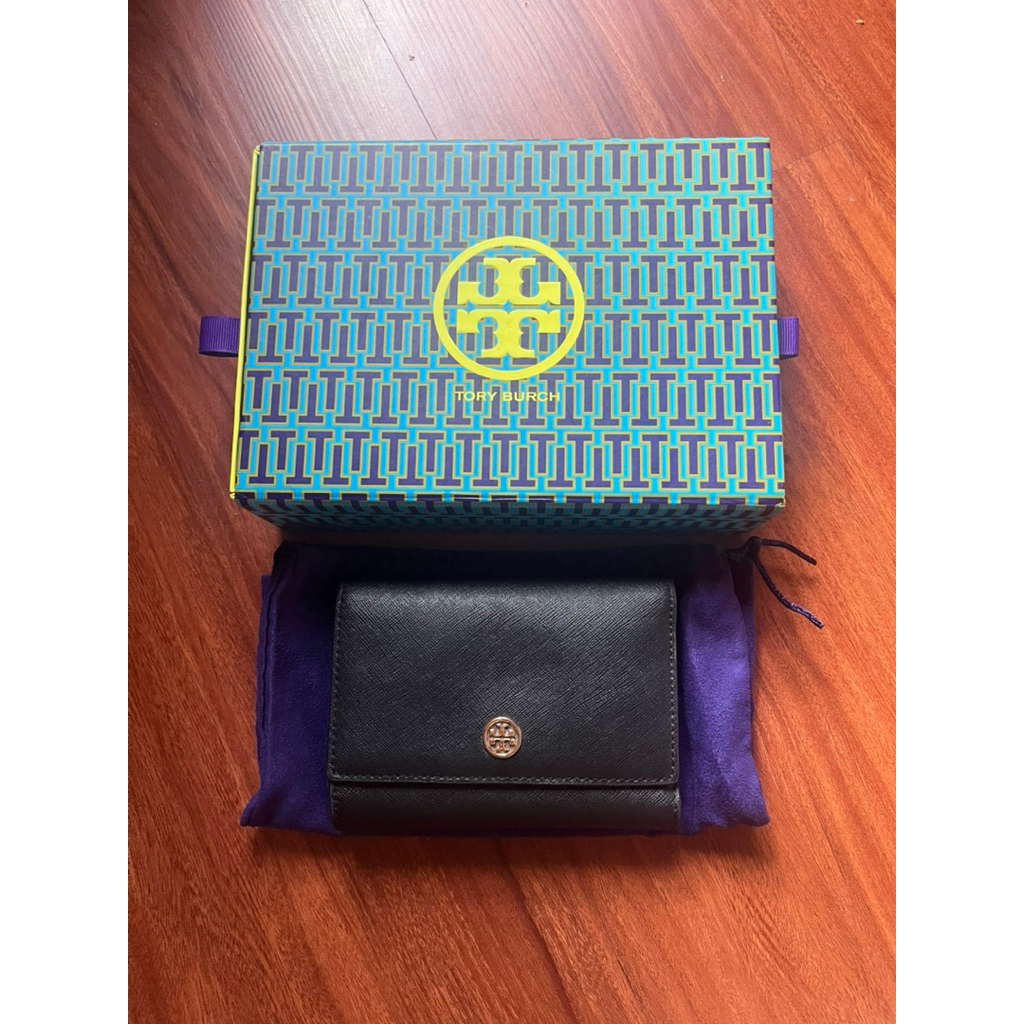 preloved tory burch wallet black