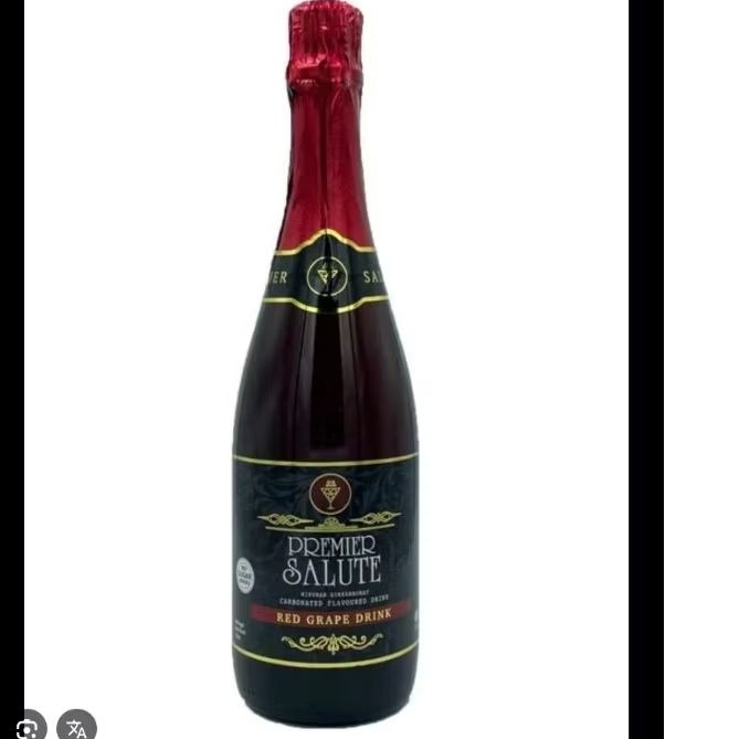 Premier Salute Sparkling Red Grape Drink 750ml