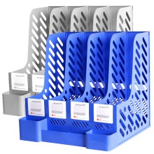 Ezy Home - Rak File Dokumen Plastik A4 Organizer Meja Kantor Map dan Buku Tebal