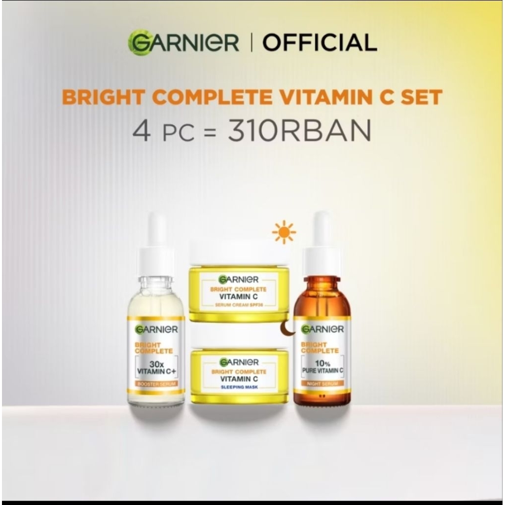 Paket Brightening Complex Garnier 4 in 1