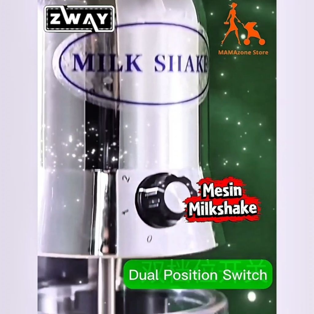 ZWAY Mesin Milkshake Stainless Steel Milkshake Master Profesional untuk Kesempurnaan Rasa dan Aroma
