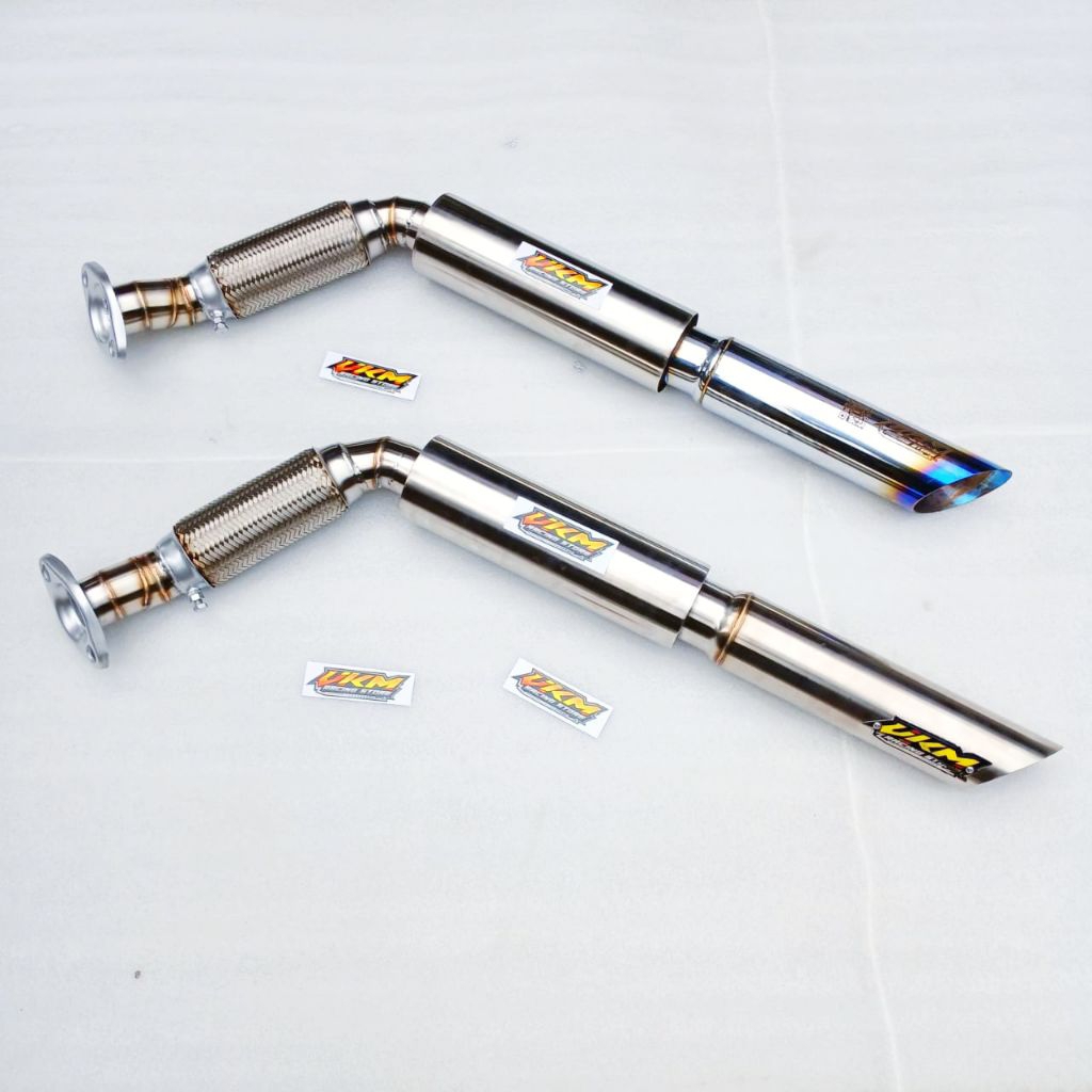 KNALPOT CARYY TAYO SID XSITE Fleksibel Ngir Dan Resonator