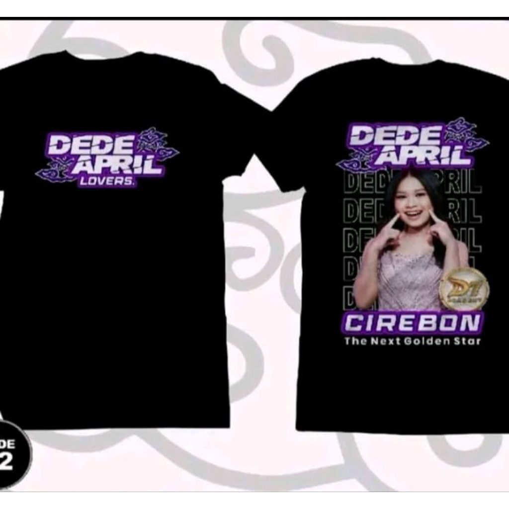 baju kaos distro Dede April lovers kaos t-shirt Dede April Da7 pria wanita DB