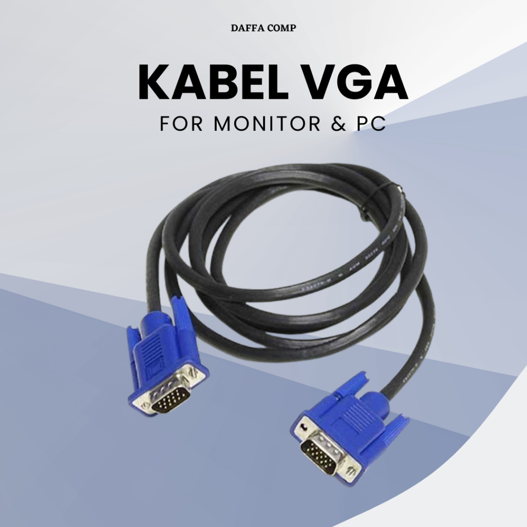 KABEL VGA PC & MONITOR ORIGINAL