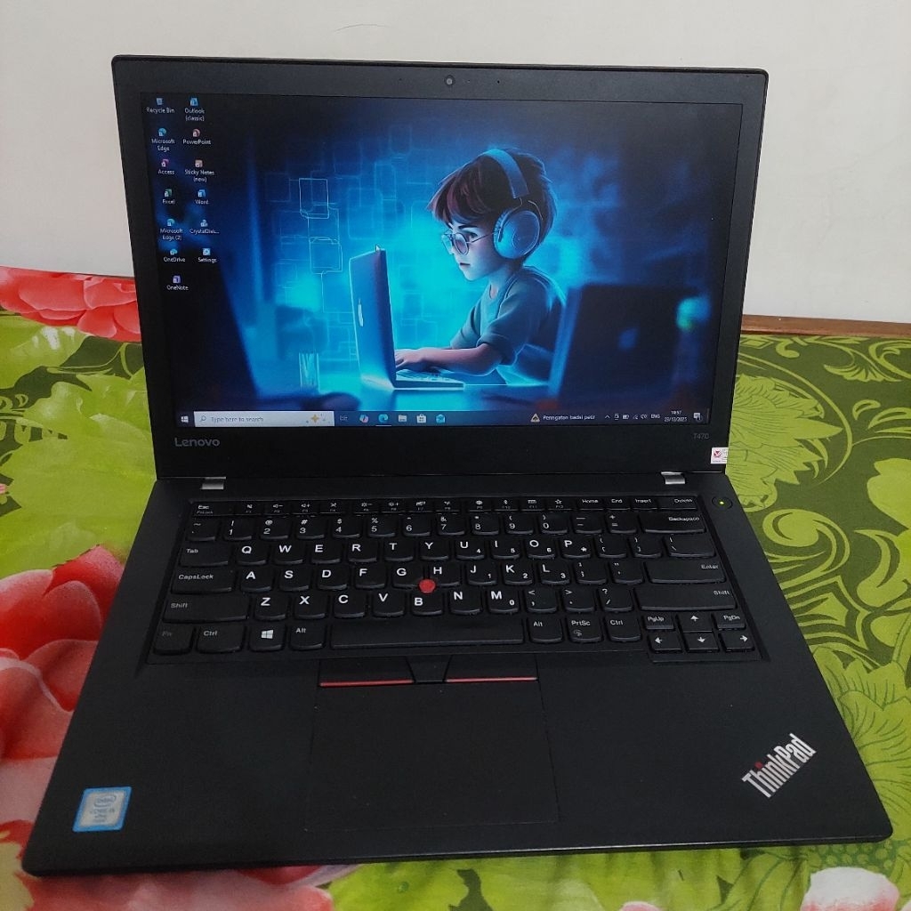Thinkpad T470 i5 gen 6 vpro Ram 8 gb ssd 256 gb normal mulus