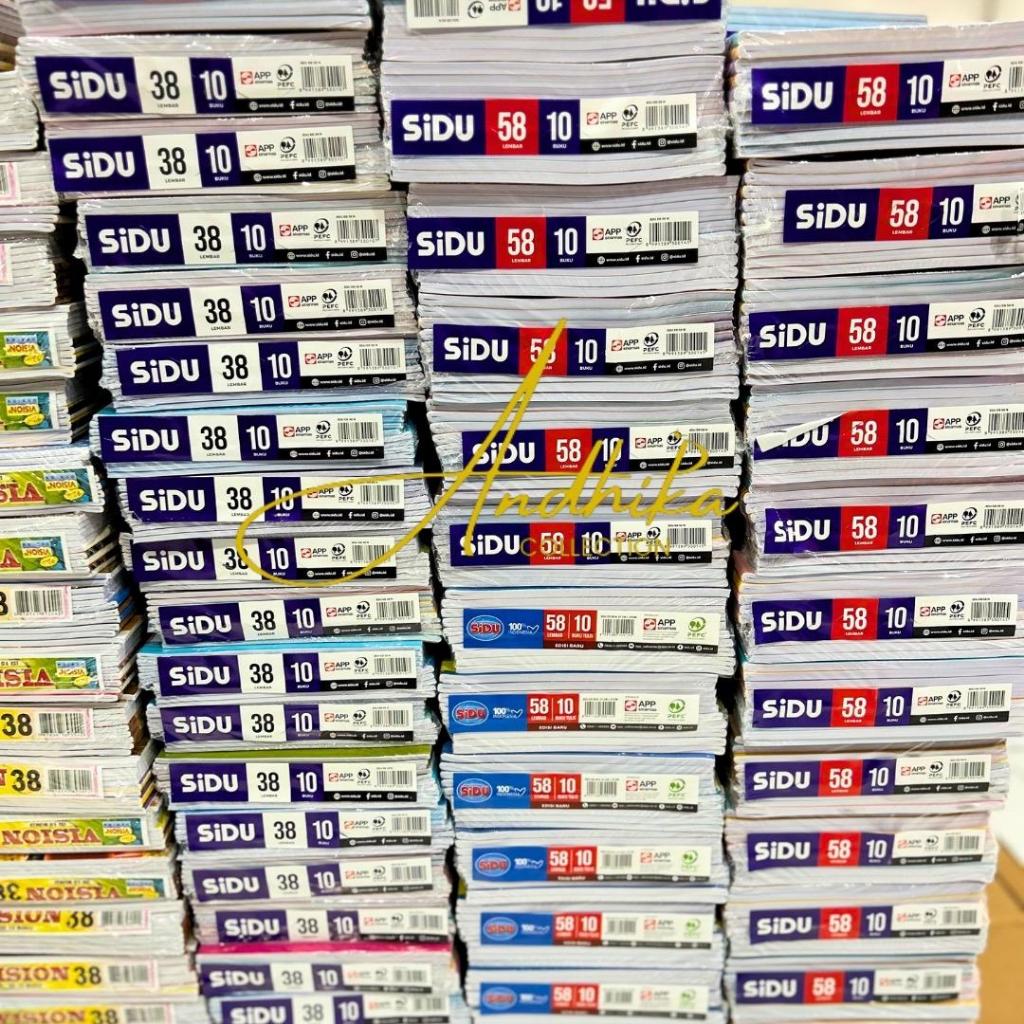 Buku Tulis VISION 38 / Buku Tulis VISION 38 Lembar 10 pcs/ Buku