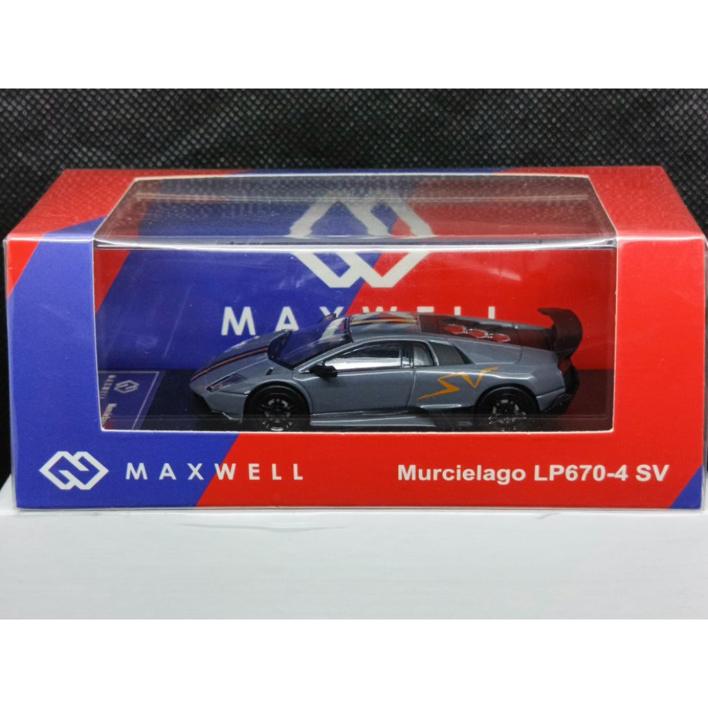 Maxwell 1:64 Lamborghini Murcielago LP670-4 SV Grey (SEGEL)