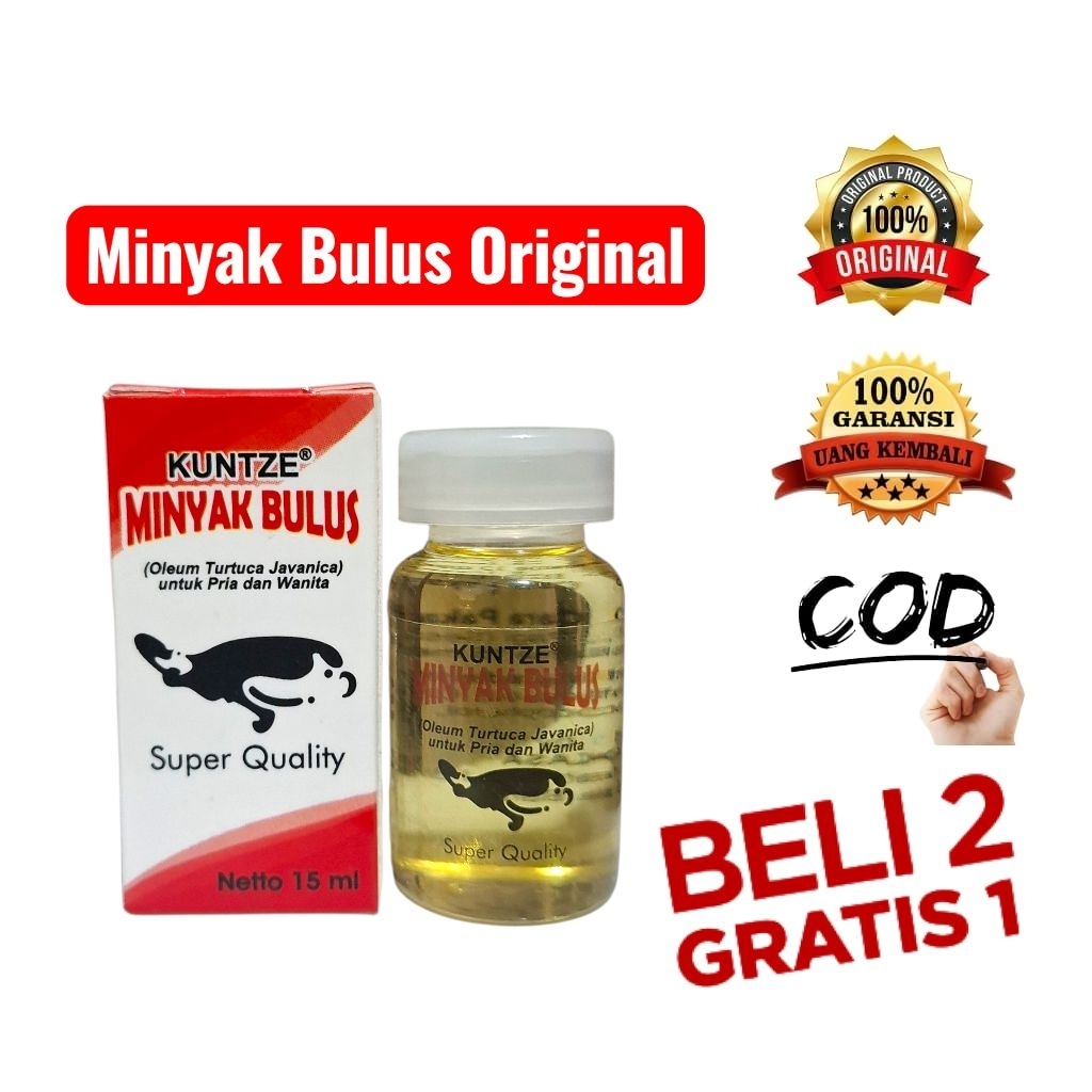 Minyak Bulus Super Quality Untuk Pria & Wanita Netto 15ml
