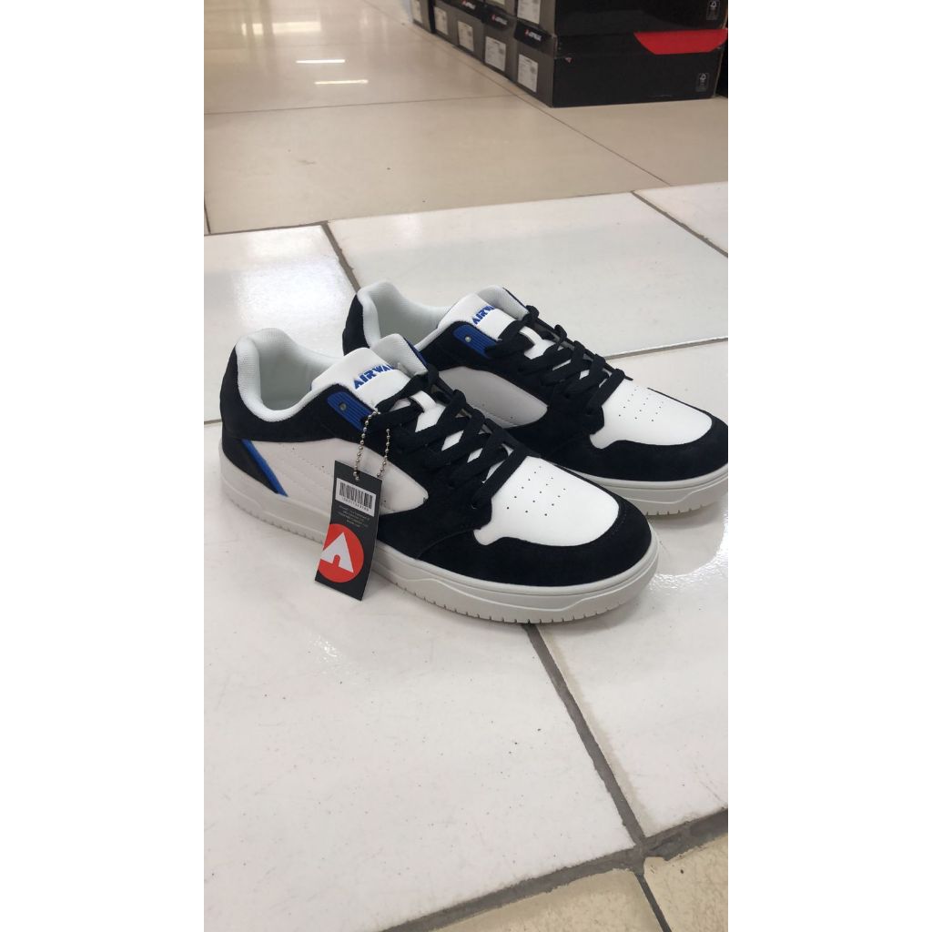 SALE AIRWALK BLACK WHITE SNEAKER ORIGINAL