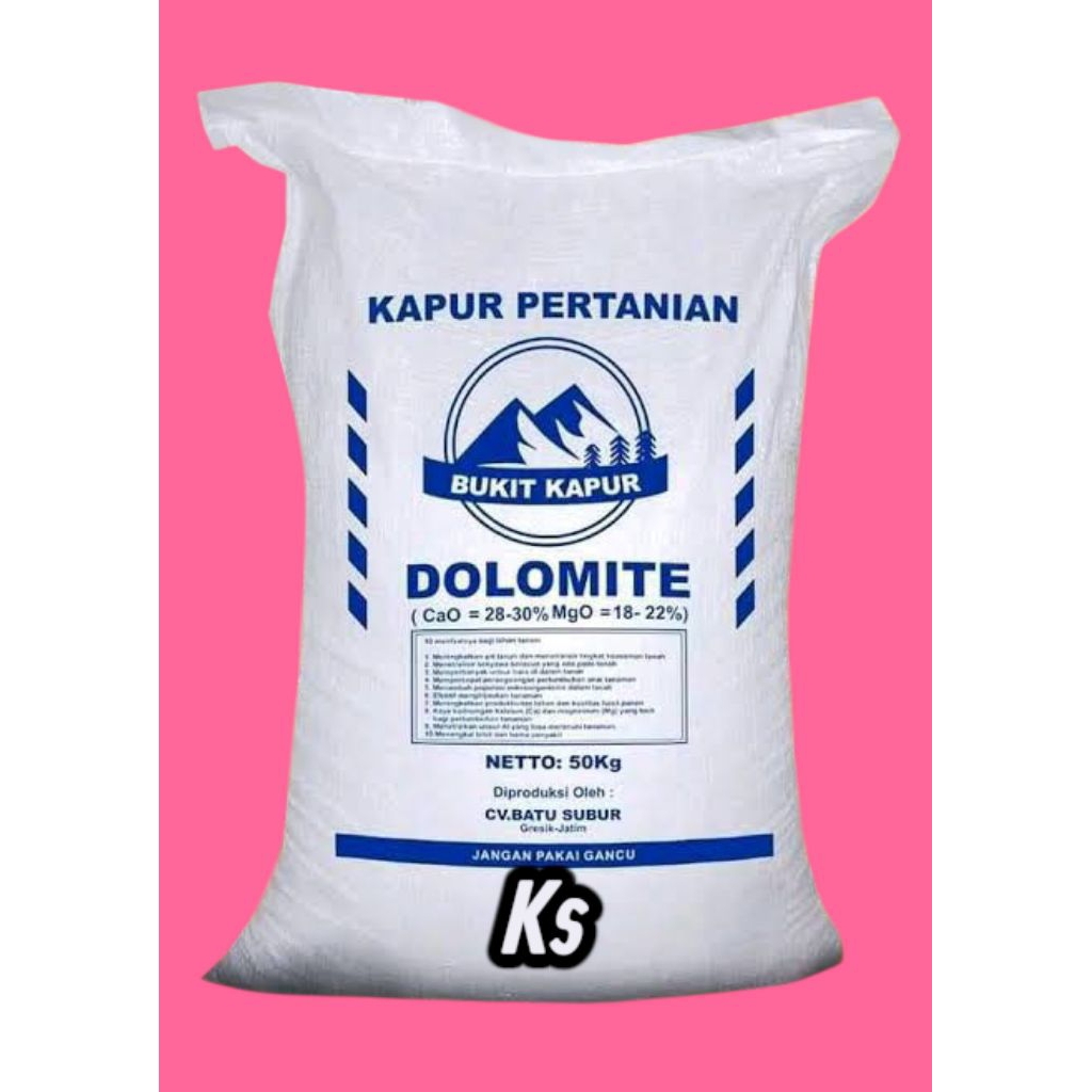 KAPUR DOLOMITE 5 KG KAPUR PERTANIAN DOLOMIT KUALITAS SUPER