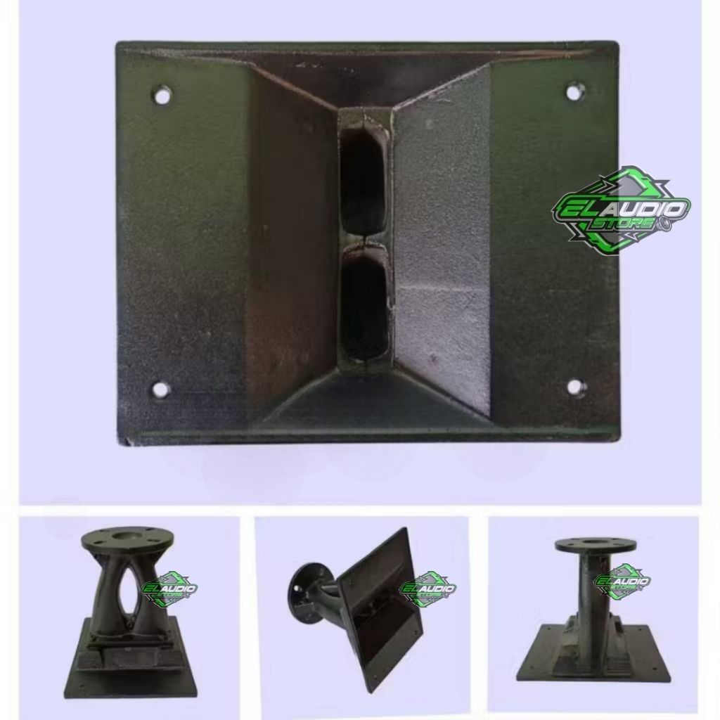 Corong Twiter Model Vera Single Ukuran 15x19 cm / HornTweeter Bahan Cor Diral Almunium Tebal
