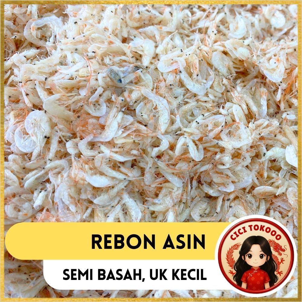 Udang Rebon Asin | Rebon Halus | Ikan Asin