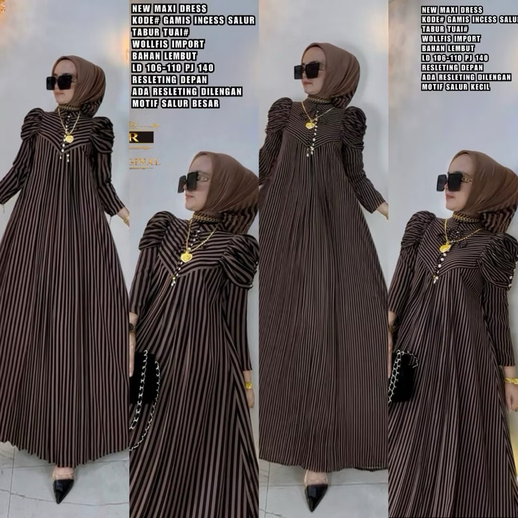 CORNELIA DRESS PRINCES VARIAN TERBARU ORI SHR DRESS MEWAH LEBARAN