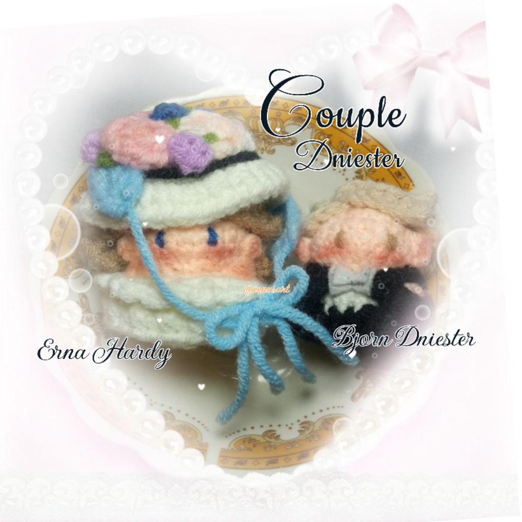 Crochet Character [The Problematic Prince] | couple Dniester| keychain| gift| Bjorn erna