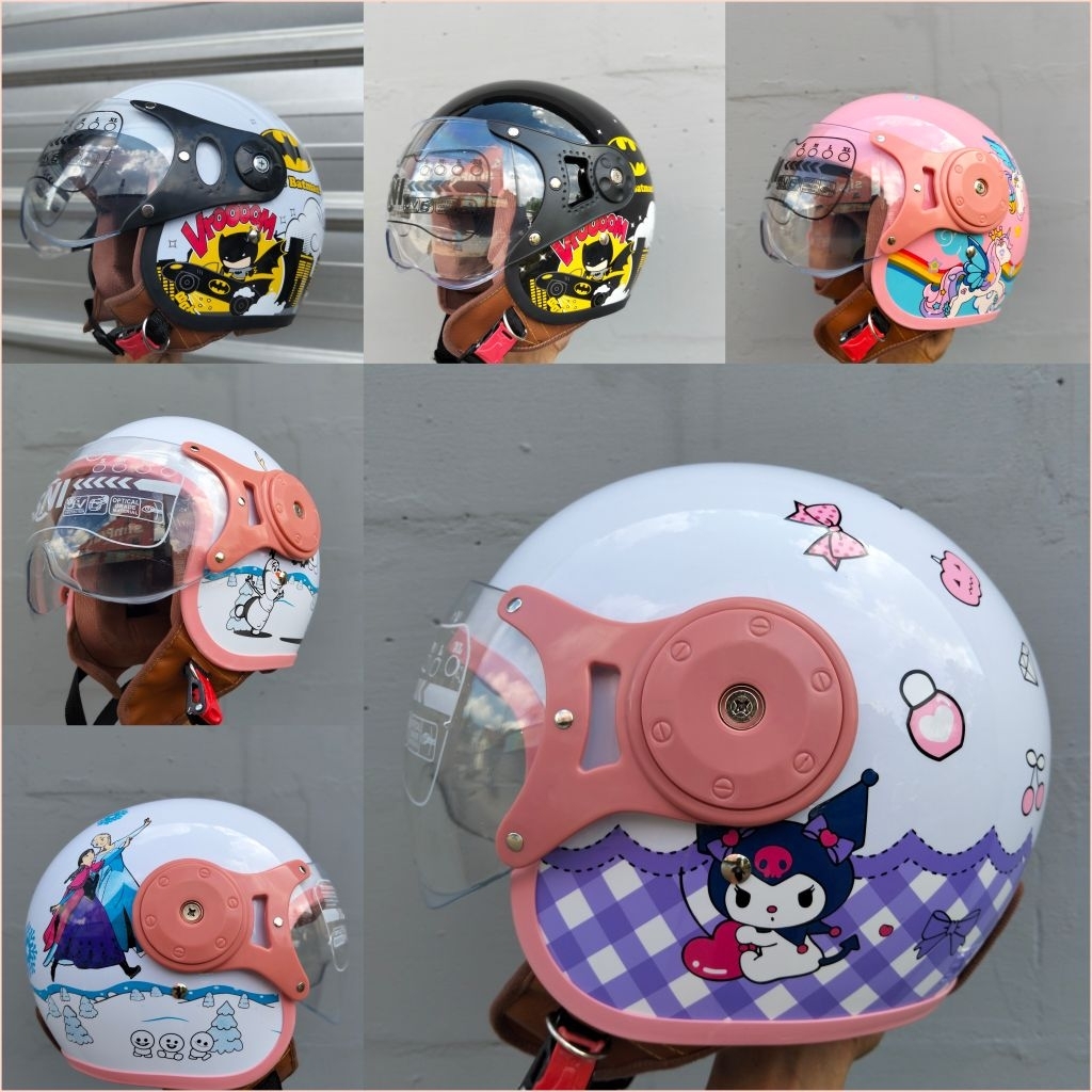 HELM NIELS ANAK PILOT HELM BOGO ANAK PILOT MOTIF LUCU LUCU HELM SNI