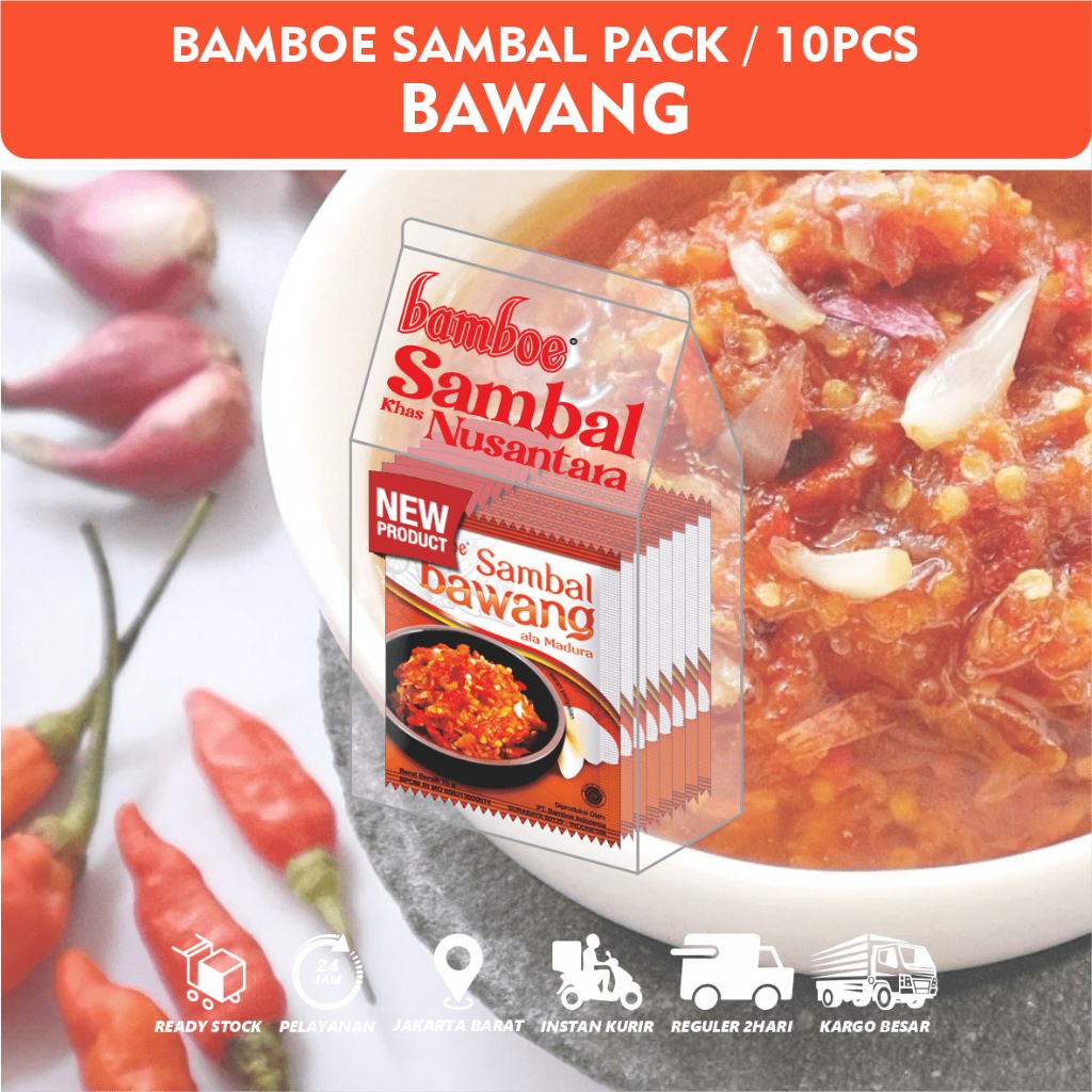 Bamboe Sambal Pack Sambal Bawang / Sambal Sachet