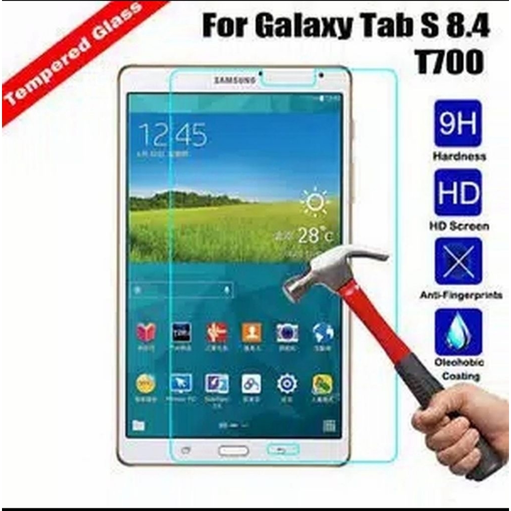 TEMPERED GLASS SAMSUNG TAB S 8.4" T700 ANTI GORES KACA PREMIUM PELINDUNG LAYAR TAB