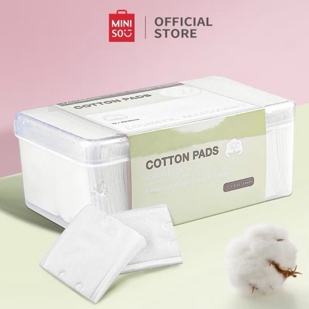 Miniso Cotton Pads Kapas Miniso Kapas Wajah Kapas pembersih Thick and Thin Cotton Pads