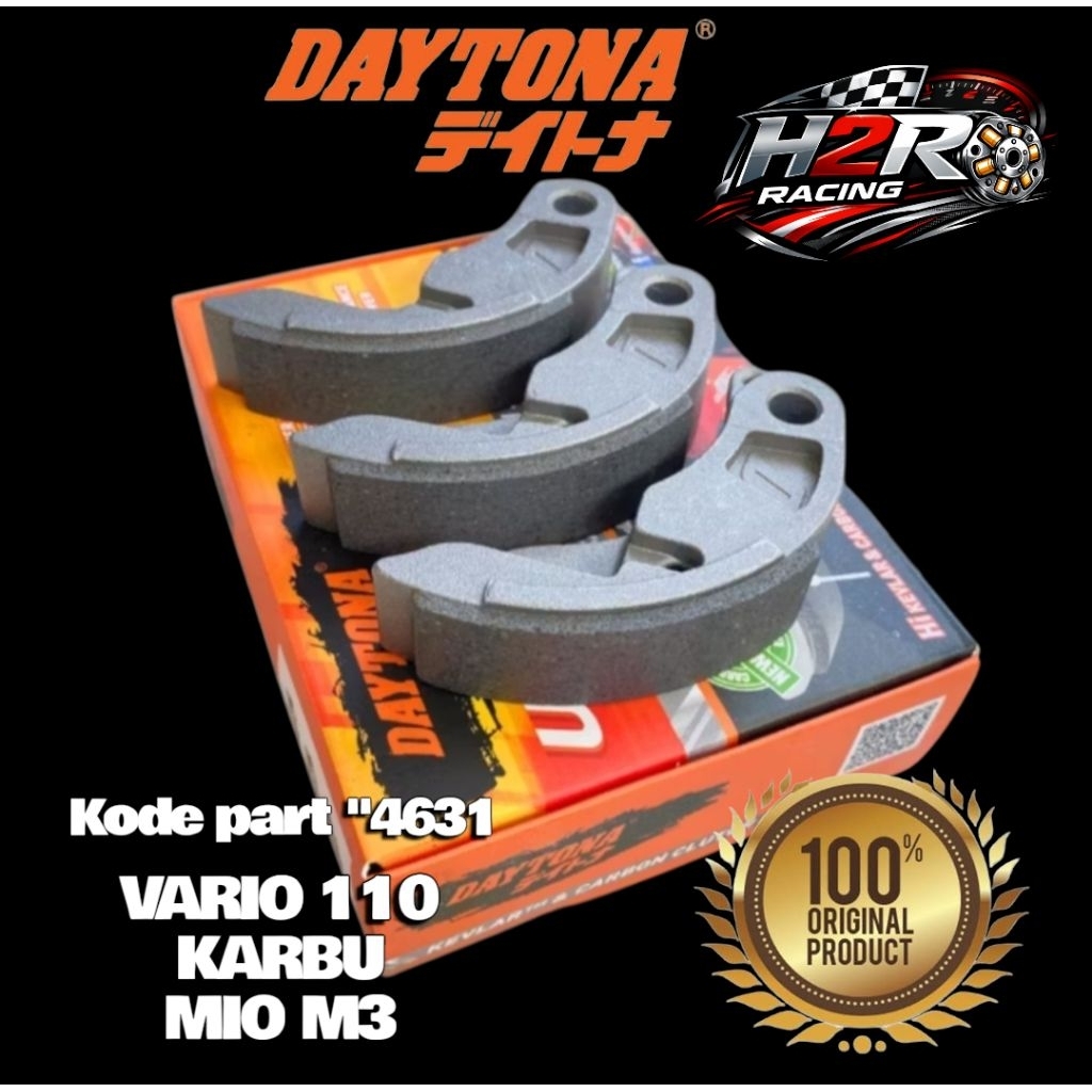 Kampas Ganda Daytona Carbon Kevlar Vario Karbu Mio M3
