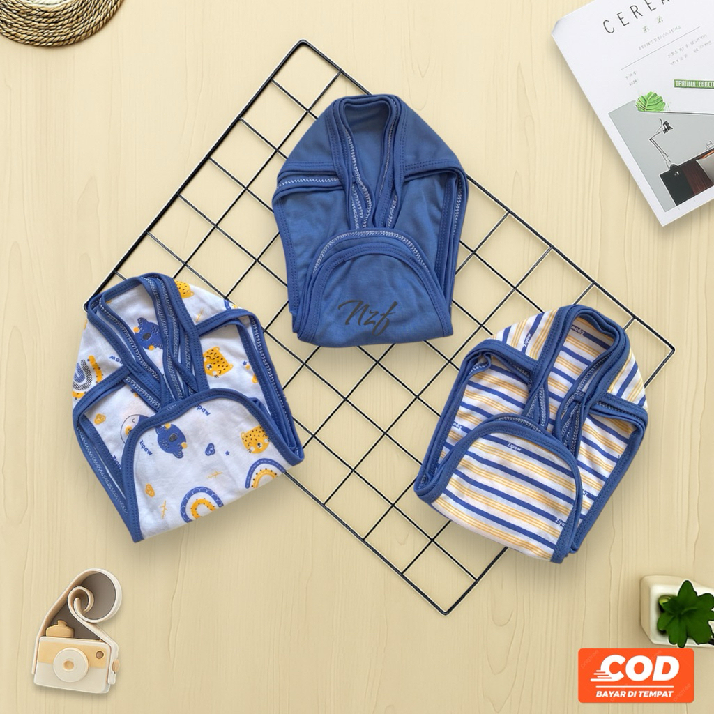 Popok Tali Bayi Bahan Kaos Premium Anti Iritasi - Popok Kain Newborn Lembut  & Serap Keringat