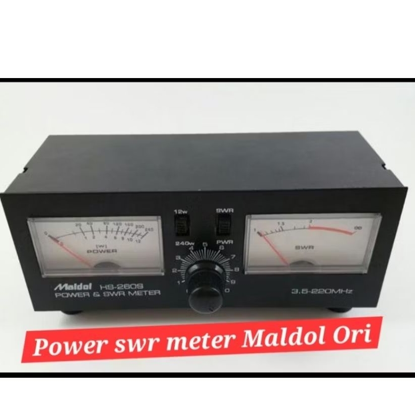 power meter swr maldol hs260 HT original 144 MHz
