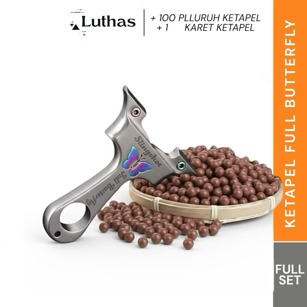 ketapel Slingshot full Butterfly ketapel kupu-kupu gen 3 / premium full set