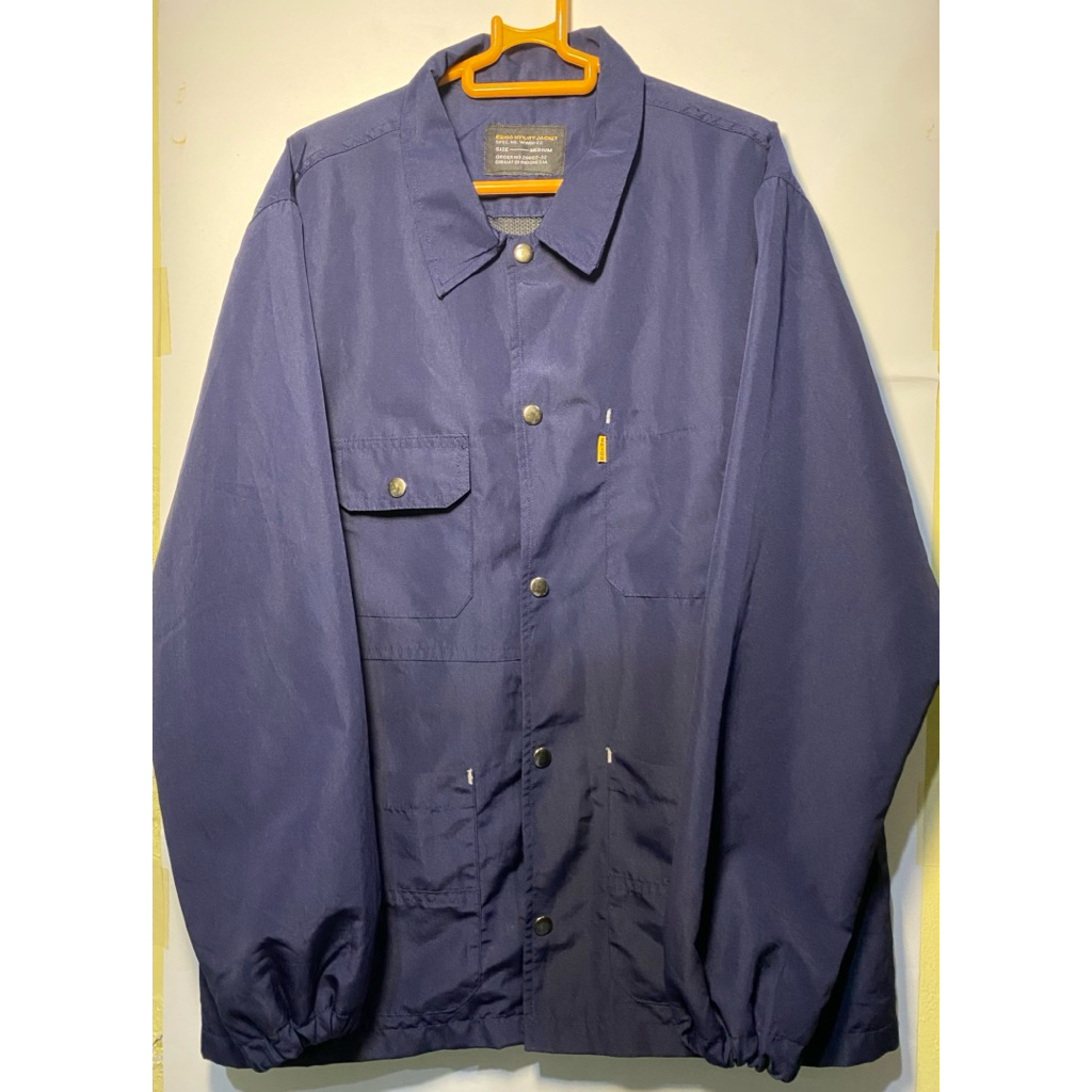 Preloved Jaket Coach / Field Jacket Original ERIGO - Navy, Biru Dongker, Size M