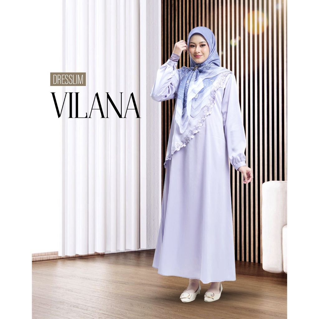 Dresslim Vilana | Dresslim Rabbani | Gamis Rabbani | Gamis Putih Dewasa | Gamis | Gamis Busui  [Ori 