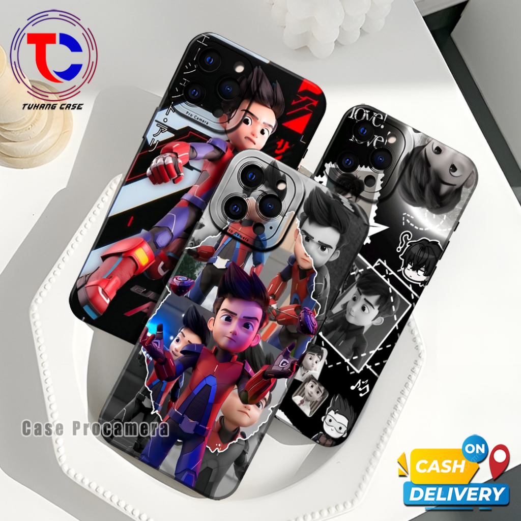 Ejen Ali Casing Procamera - Softcase Silicon - Full Protection - For  Iphone Samsung Xiaomi Redmi Op