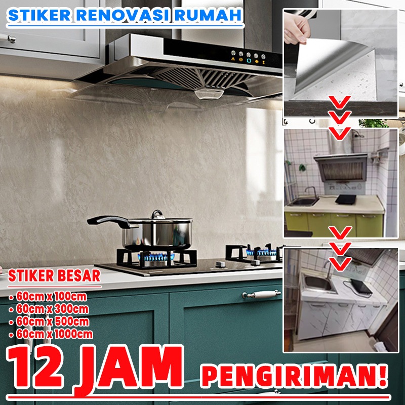 [Pengiriman cepat] wallpaper dapur stiker wallpaper dapur wallpaper dinding dapur 10meter wallpaper 