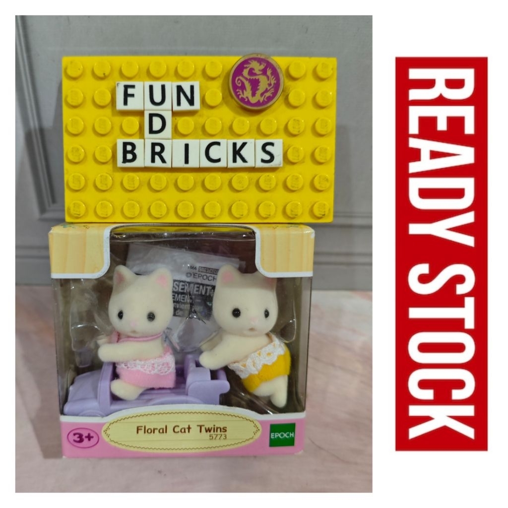 Sylvanian Floral Cat Twins 5773