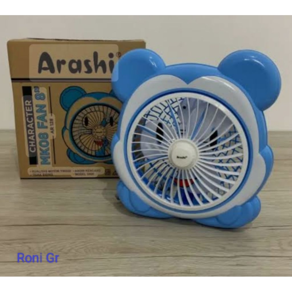 kipas angin karakter 8 inch, Mickey mouse arashi