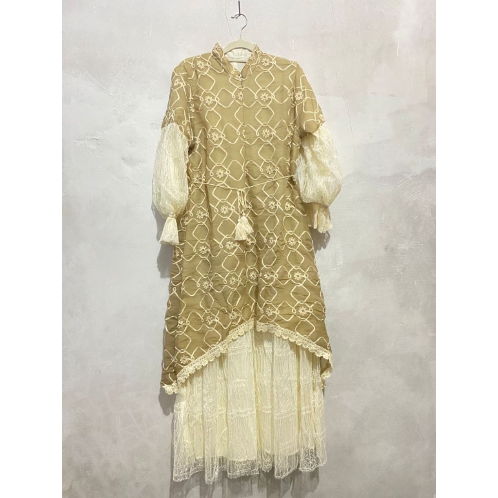 Gamis Mewah, Aurelia Lace Layer Dress  Dewasa