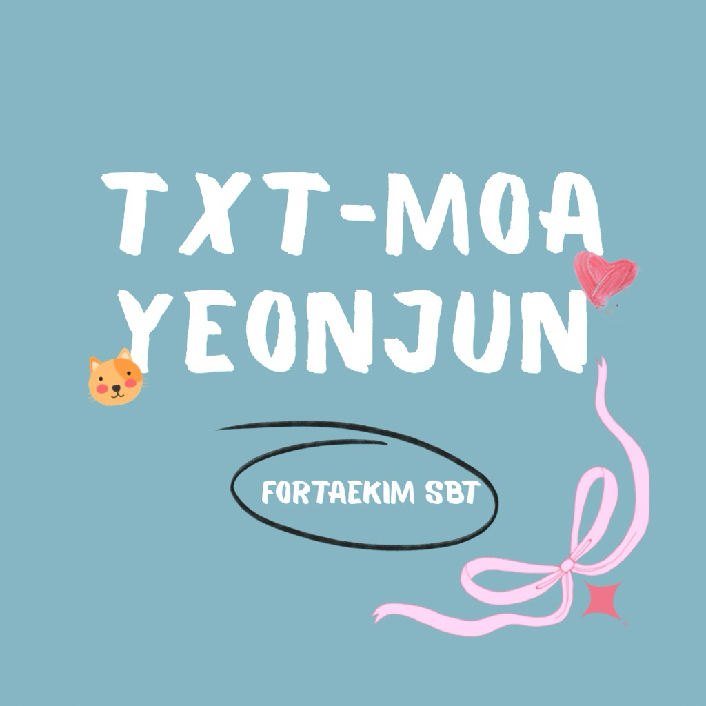[GANTI ID EXPRESS] TXT YEONJUN PHOTOCARD MOA TOMORROW X TOGETHER