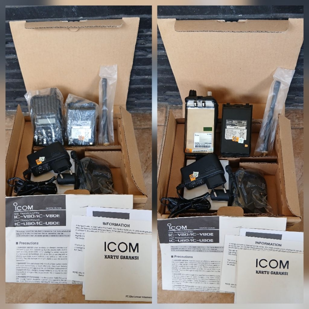 HT ICOM V80 VHF DUSBOOK LIKE NEW SEGEL SEGEL ELI ORIGINAL JAPAN