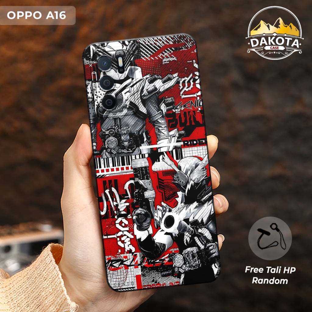 Casing Oppo Series OPPO A16/A17/A18/A15/A31/A36/A37/A38/A54/A58/A78/A79 Motif Kamen Rider | Ready Ca
