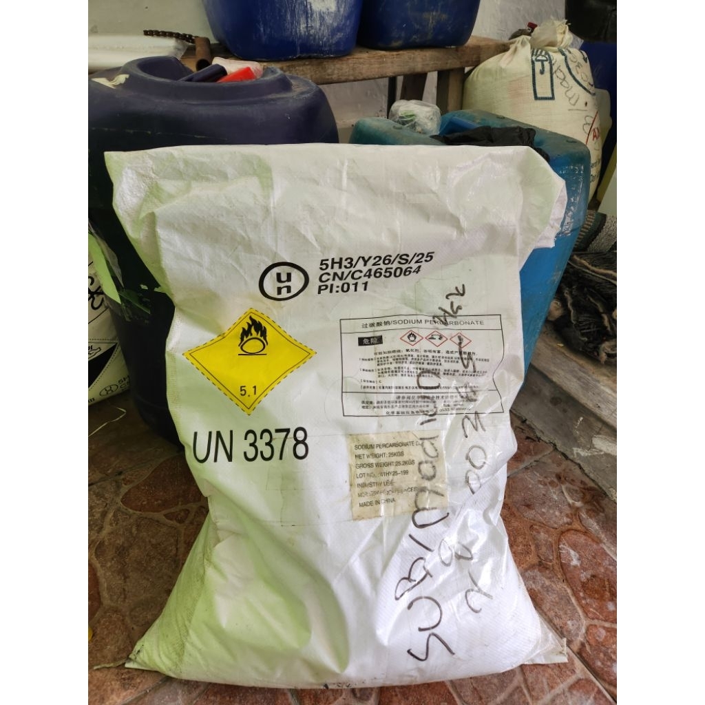 Sodium percabonate repack 1 kg, oxy powder, h2o2 powder, serbuk penghilang noda